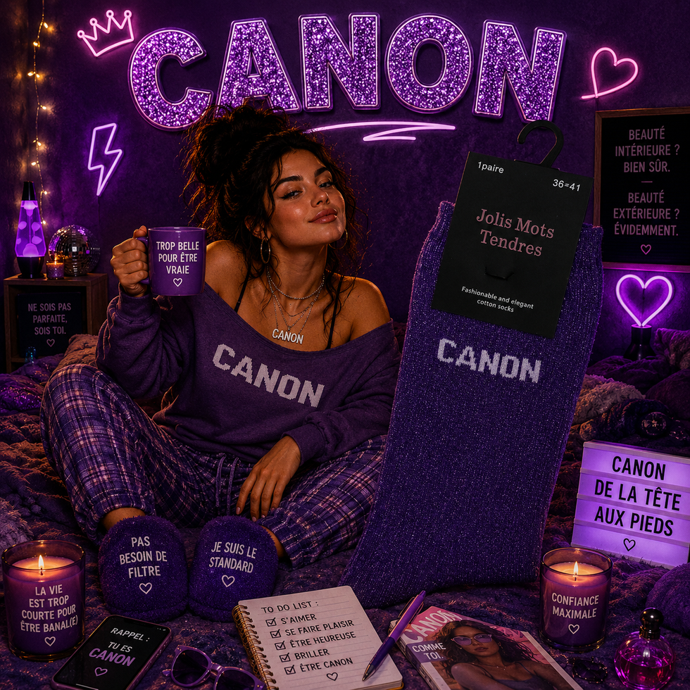 Chaussettes à paillettes Canon