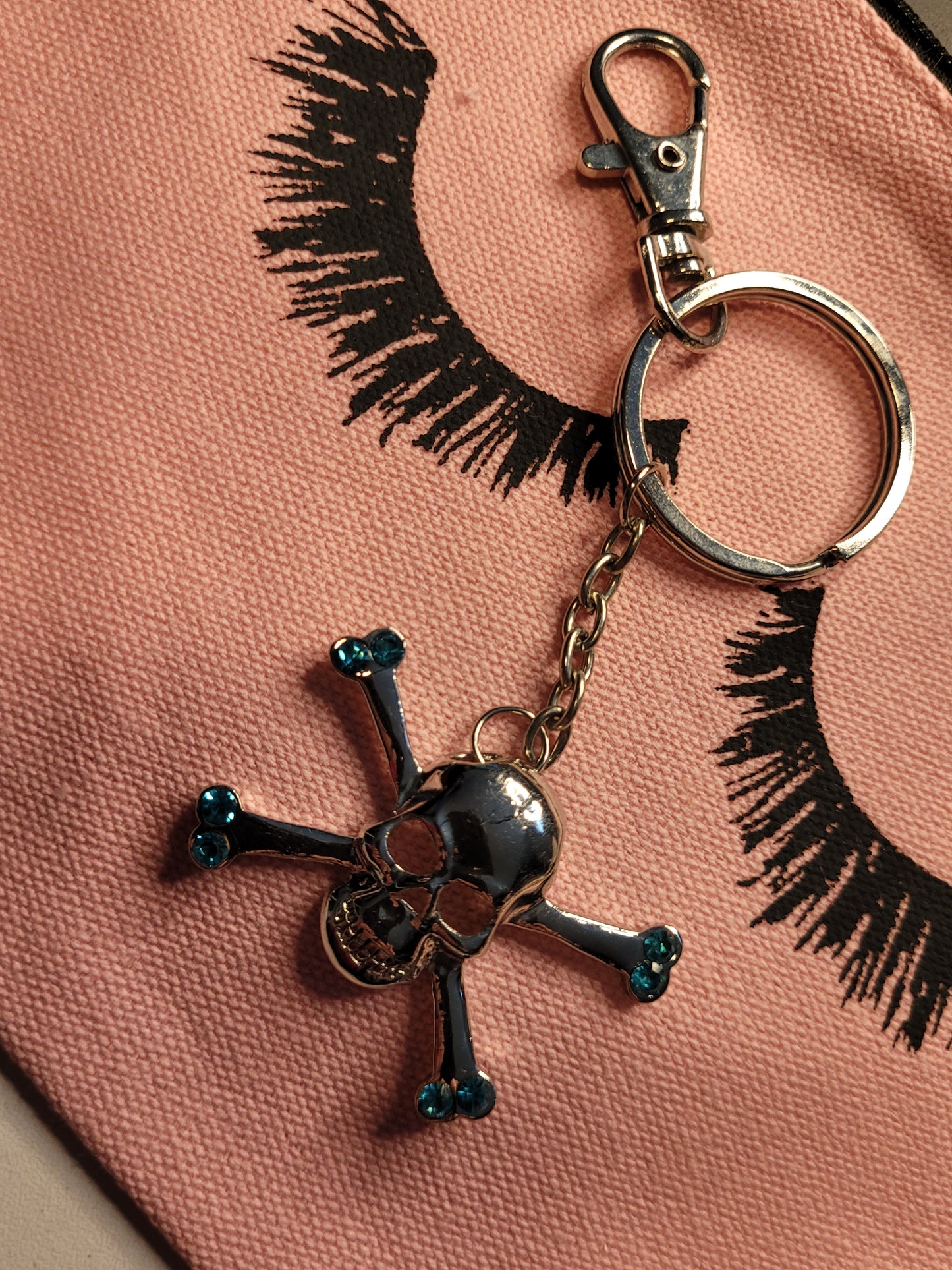 Porte clef tête de mort