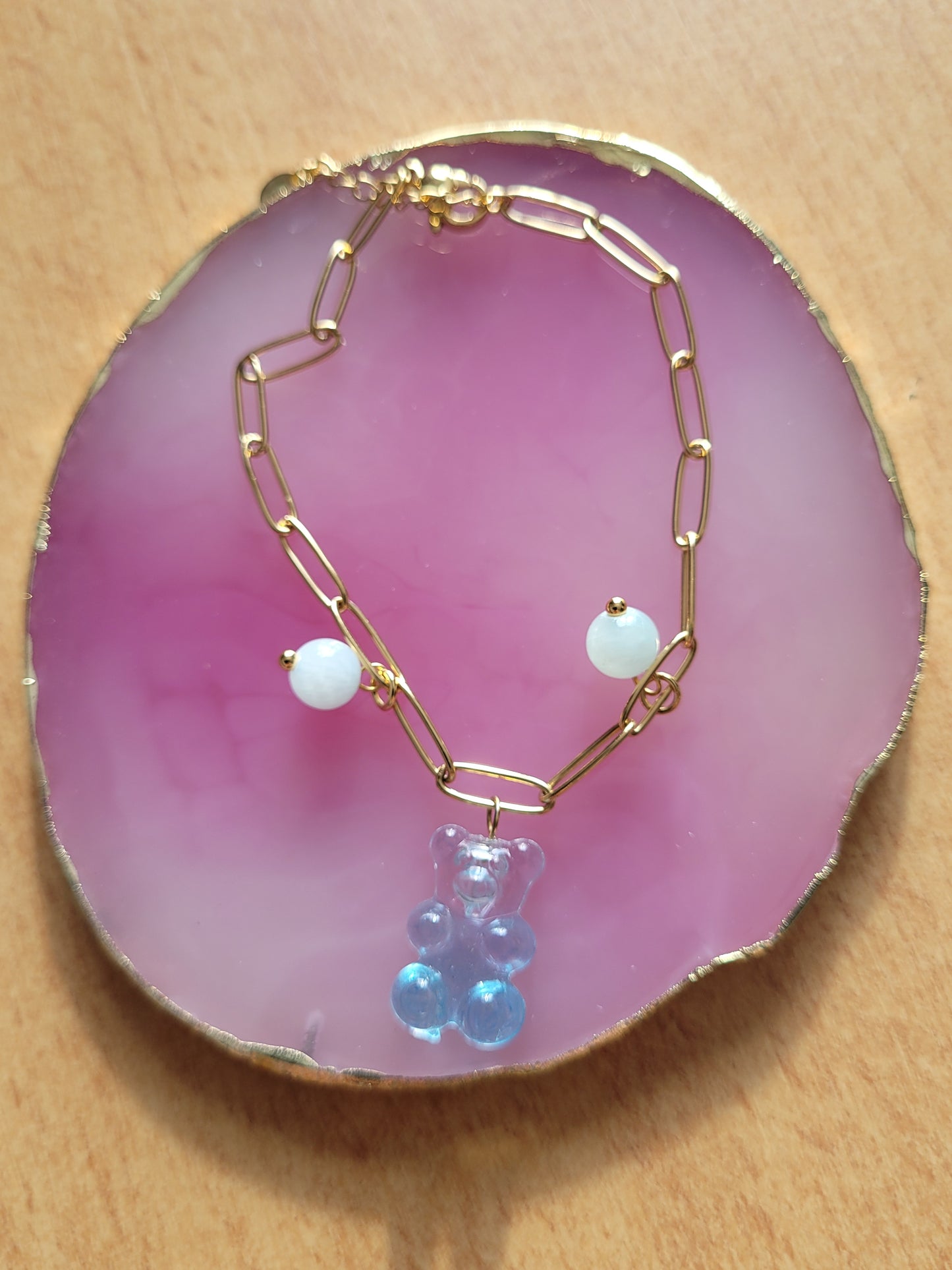 Bracelet maille nounours