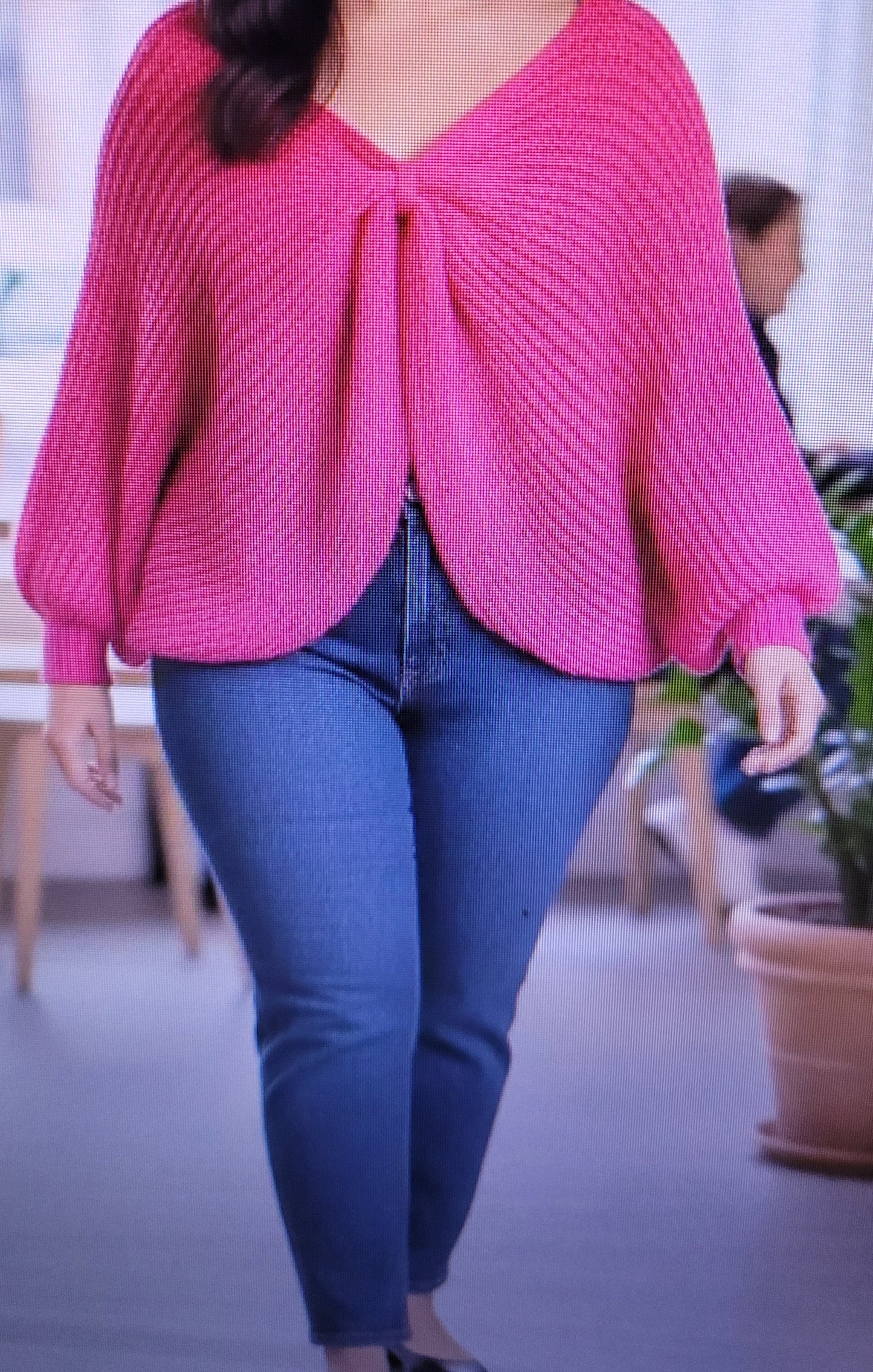 Pull poncho noeuds Scarlett