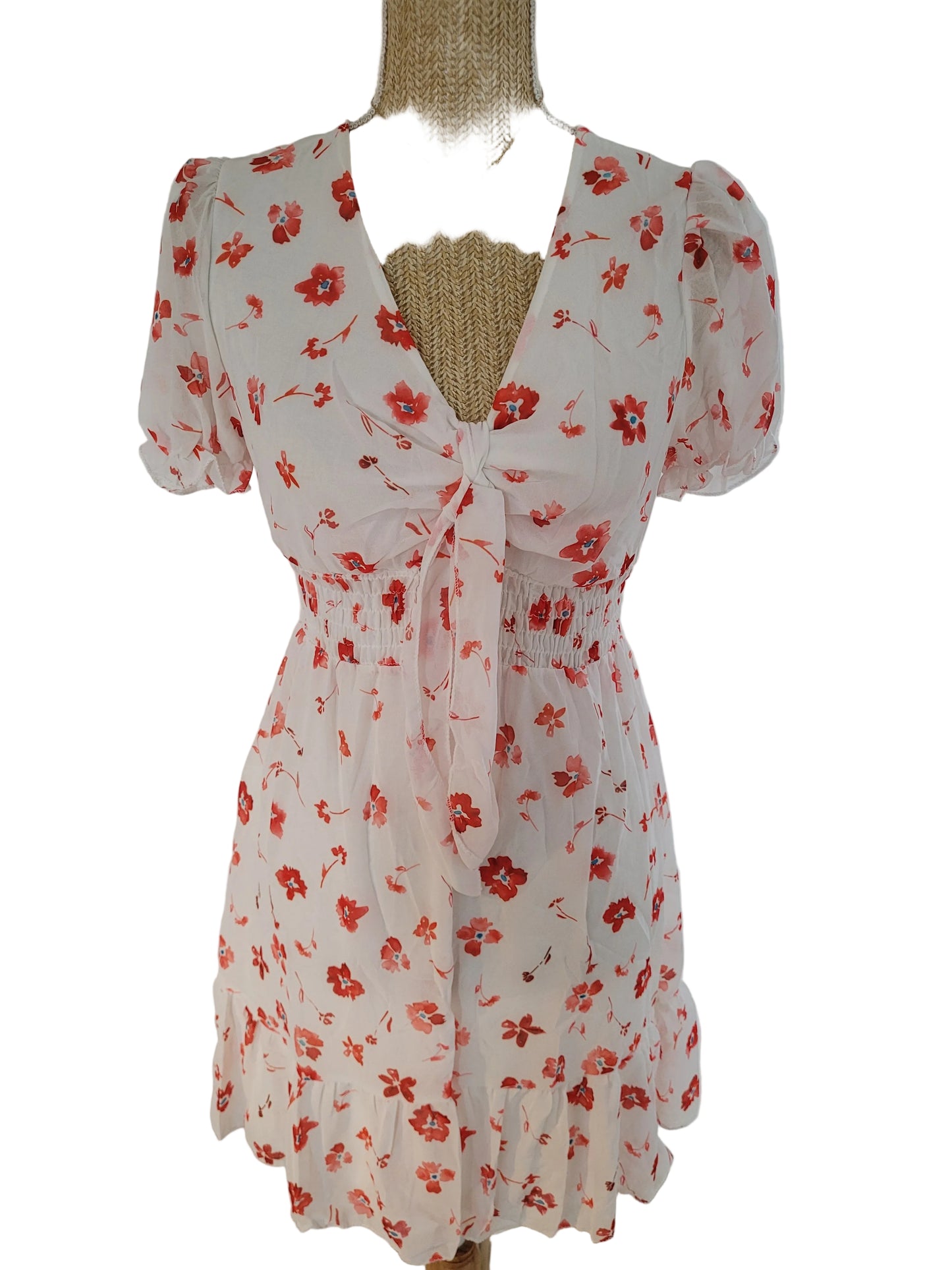 Robe mi longue Rose