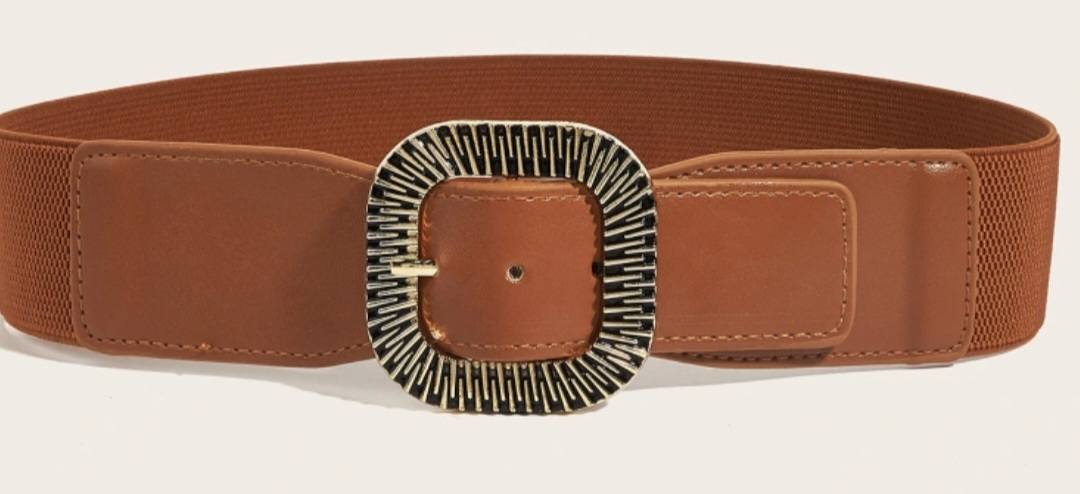 Ceinture élastique avec boucle métallique