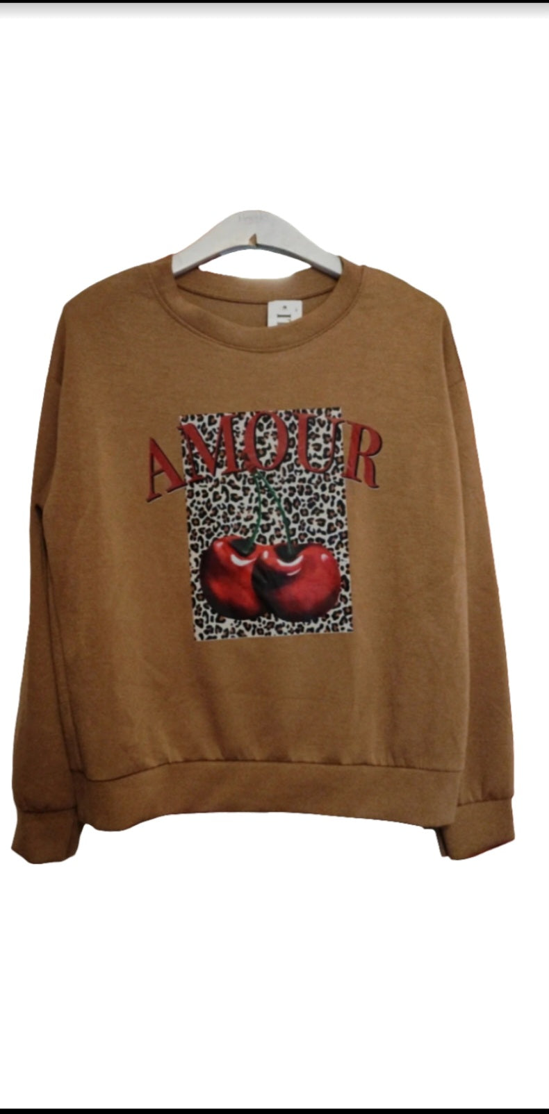 Sweat cerise Amour