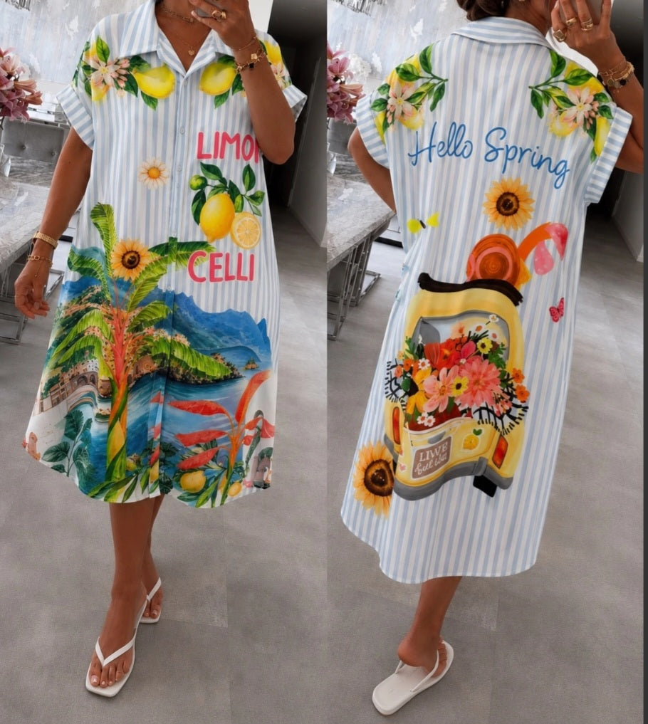 robe chemise Limon Cello ( en pré commande)