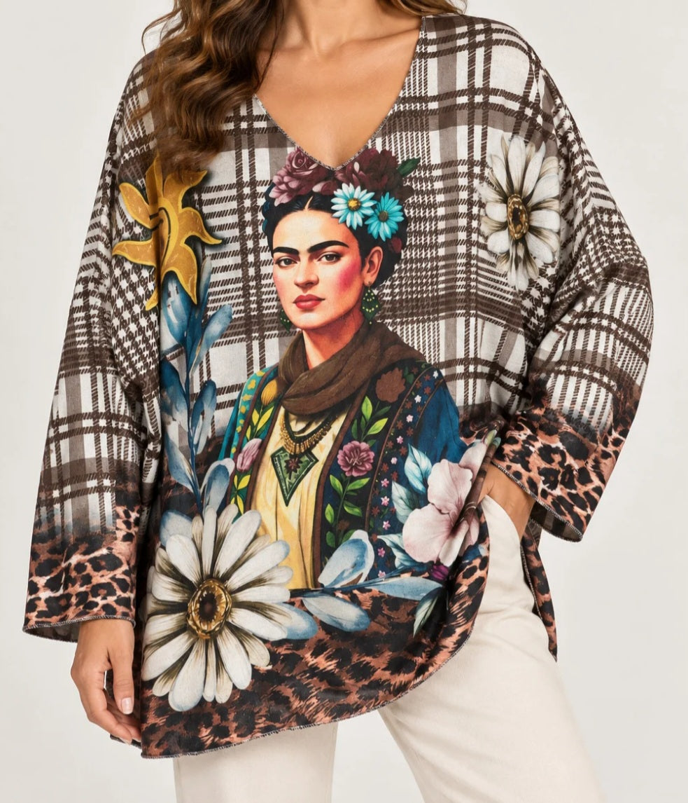 pull imprimé au style chic et décontracté Fleurs (en pré commande)