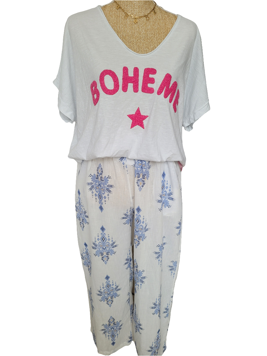 tee-shirt bohème