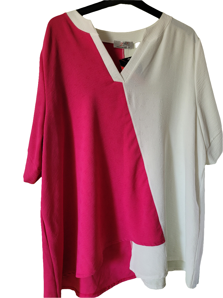 chemise bicolore TU 54 au 60