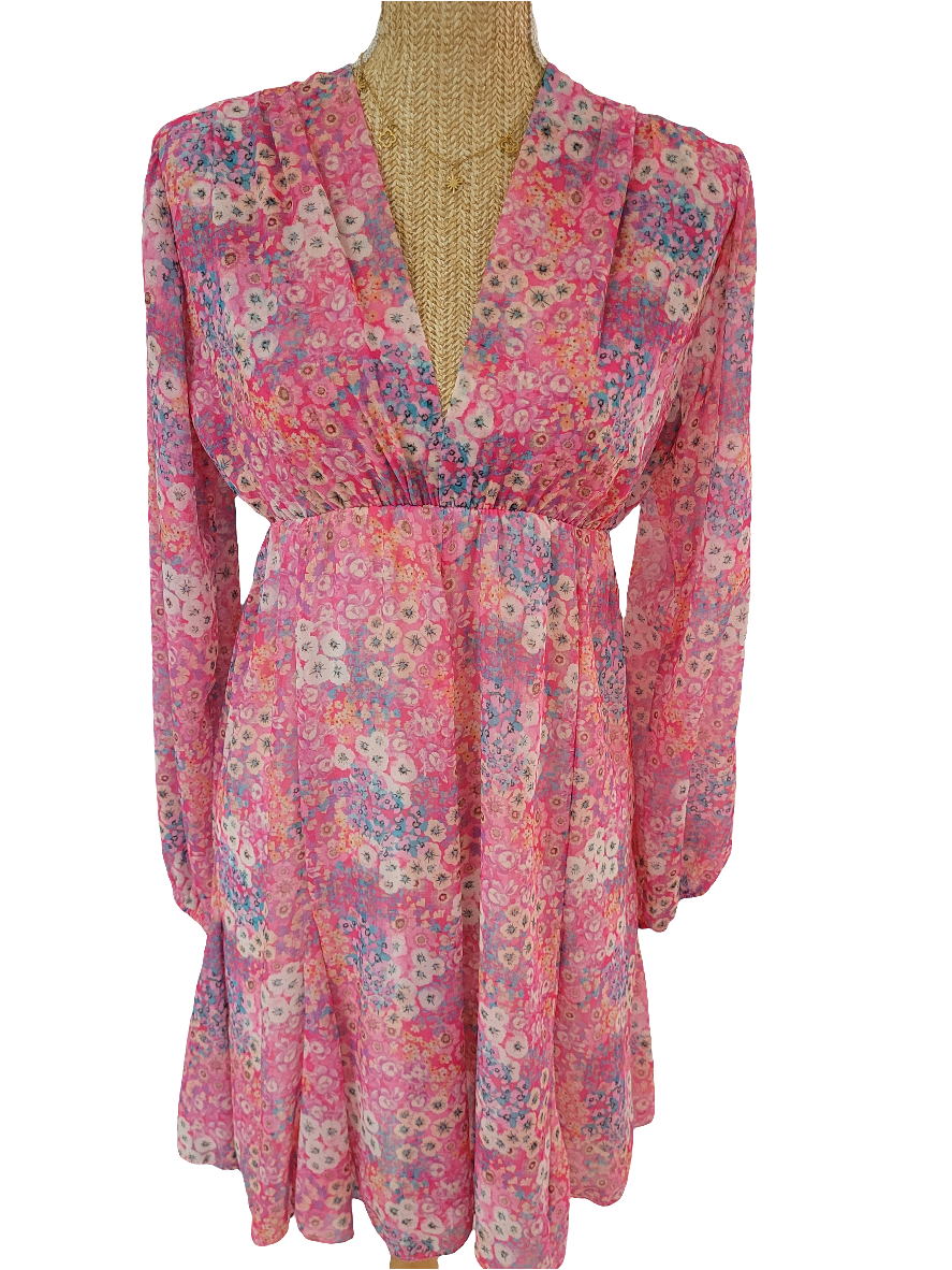 Robe Florale Finesse - Elégance ludique MARIA