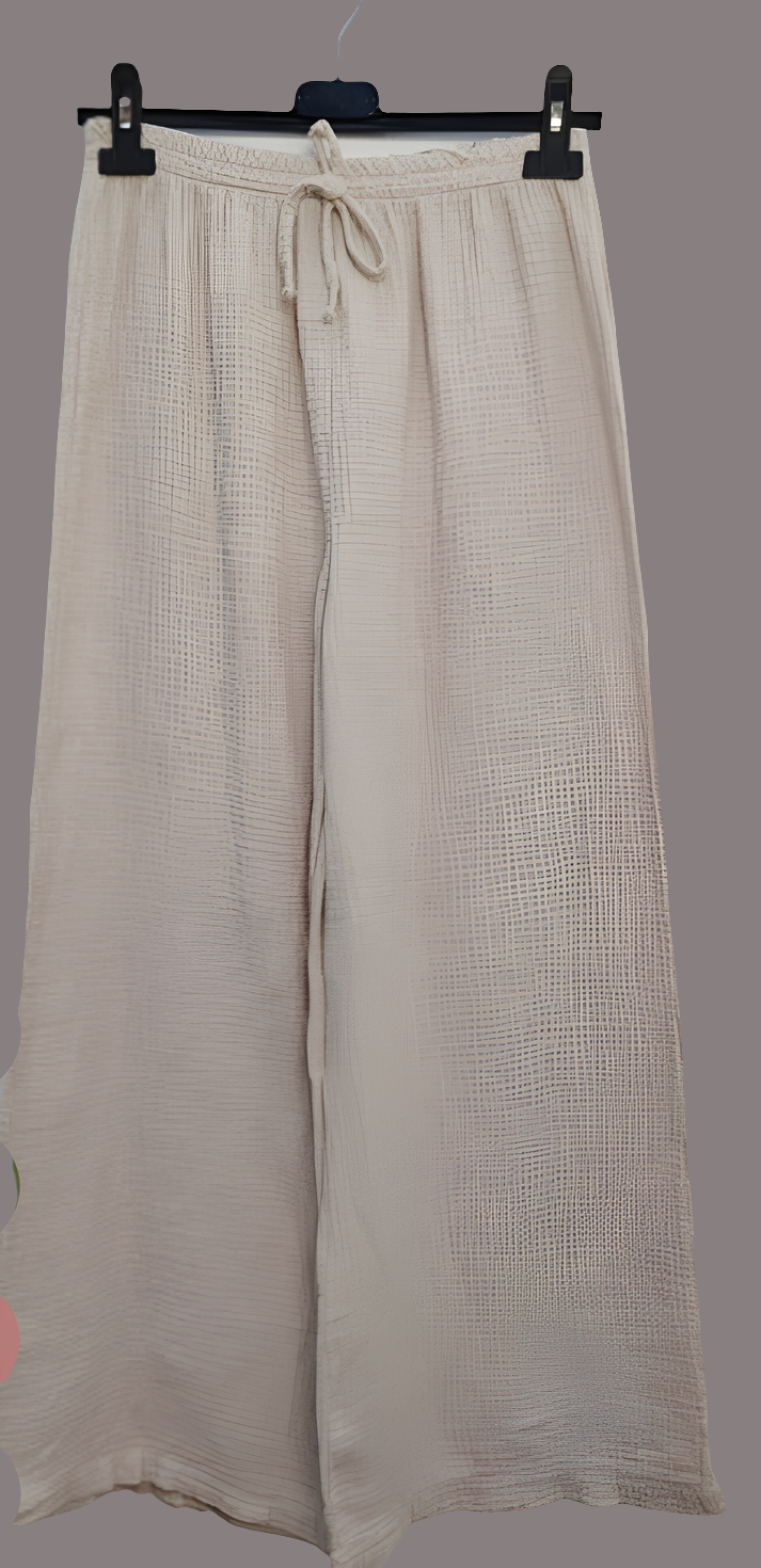 Pantalon gaz de coton Tu du 36 au 42