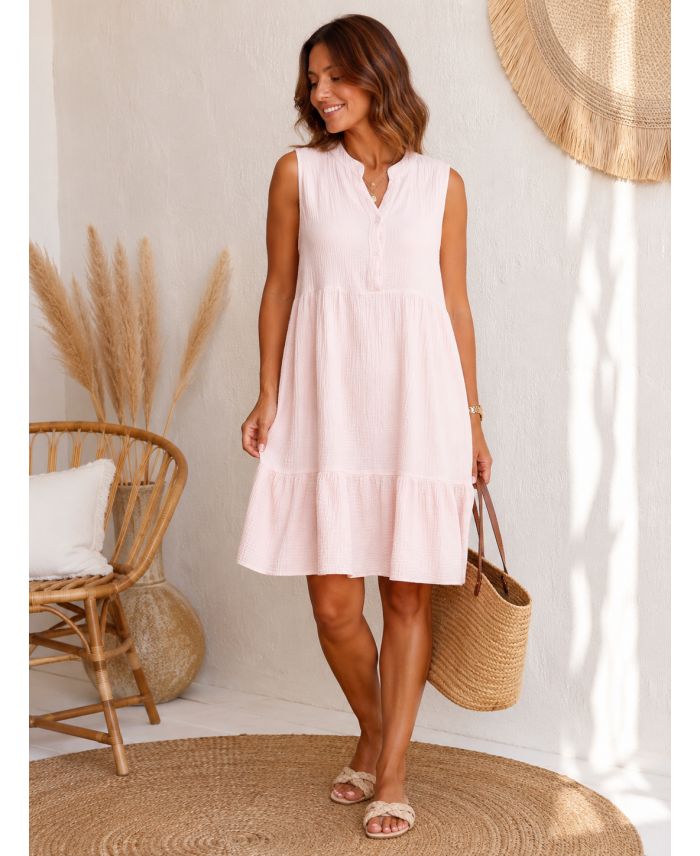 Robe gaze de coton Rubis