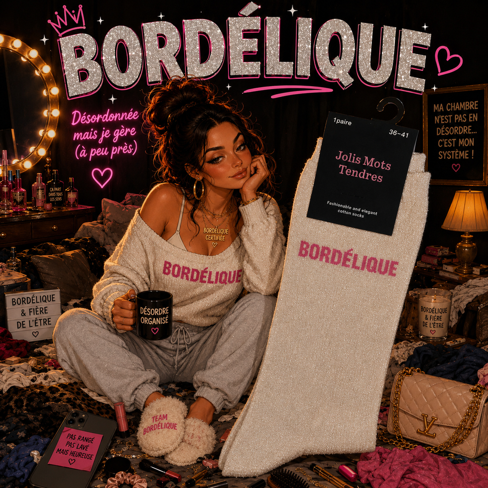 Chaussettes à paillettes Bordélique