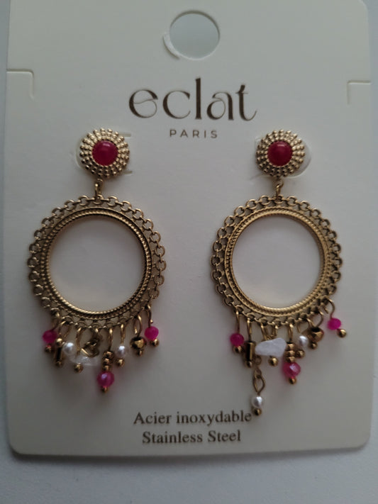 boucles d'oreilles Princesse