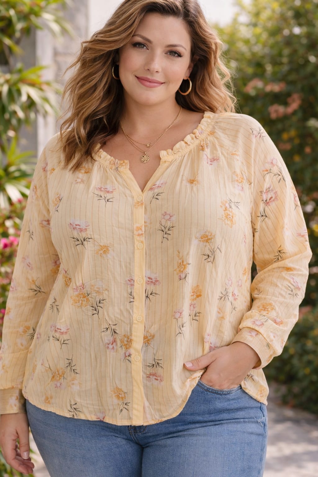 Chemise florale Myriam