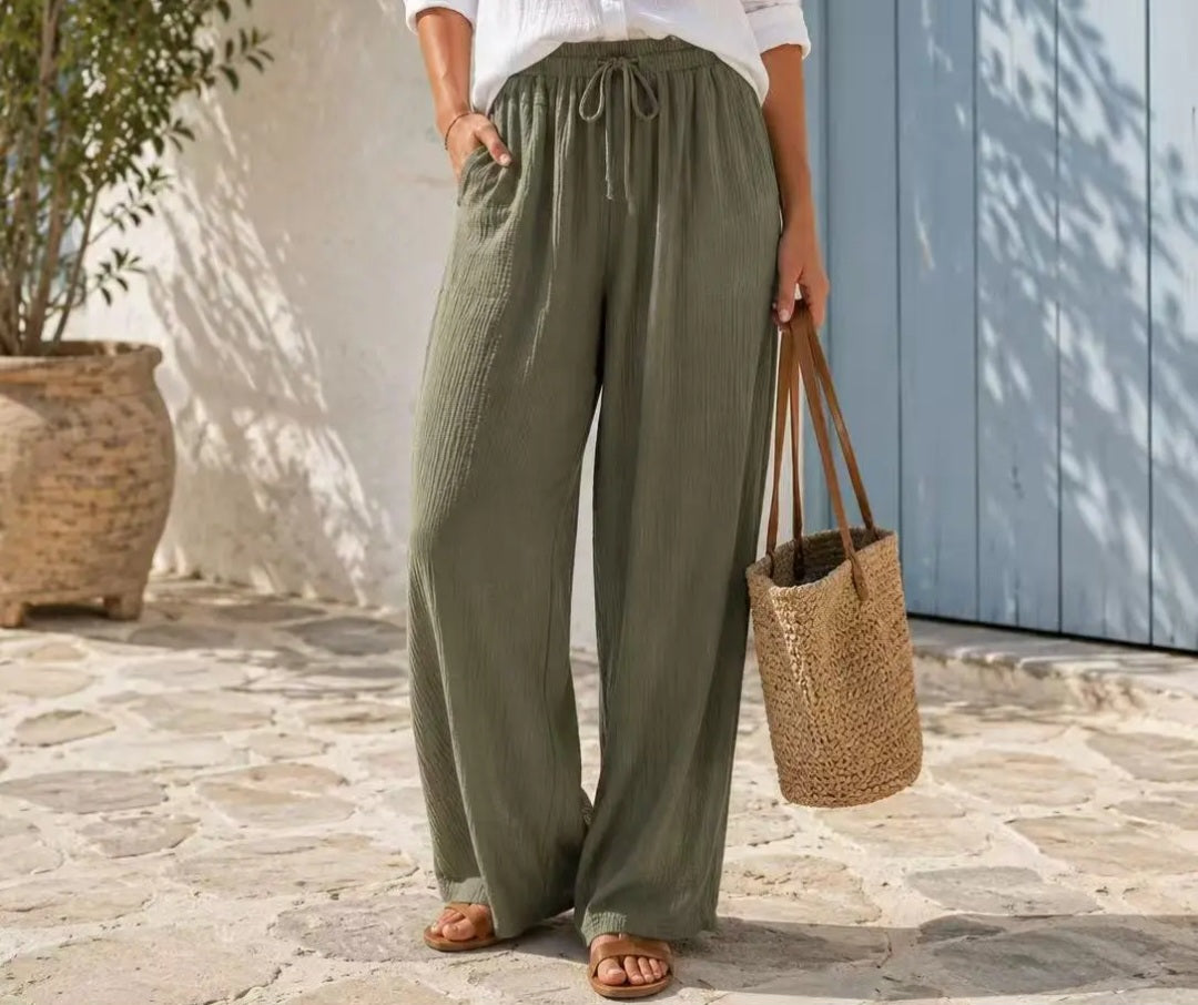 pantalon gaze de coton VALERIE