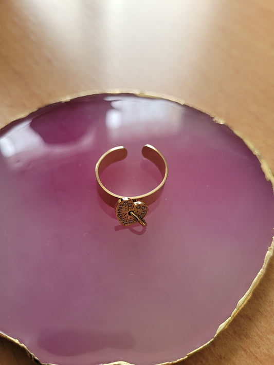 Bague coeur