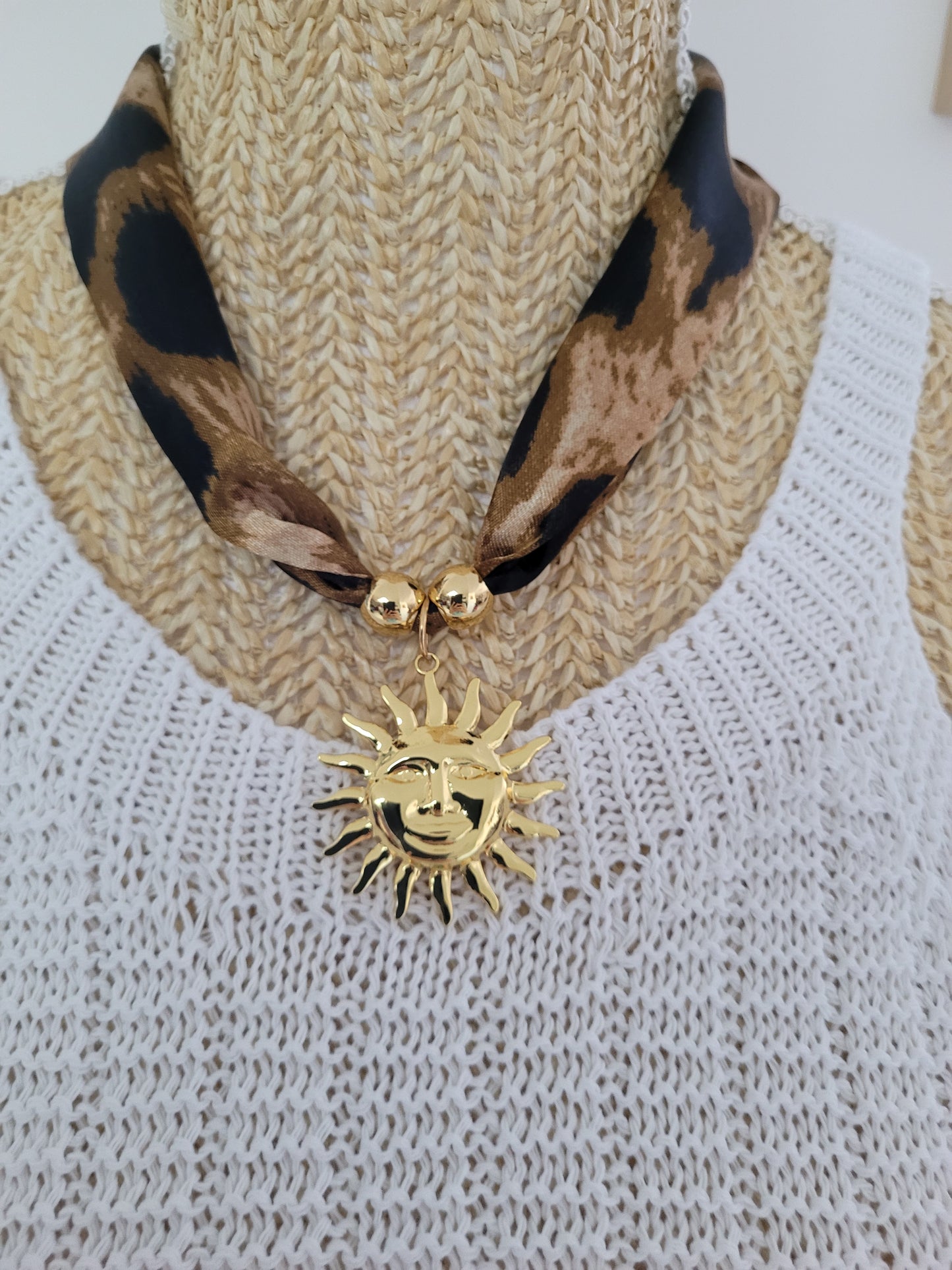 Collier léopard 🐆 soleil