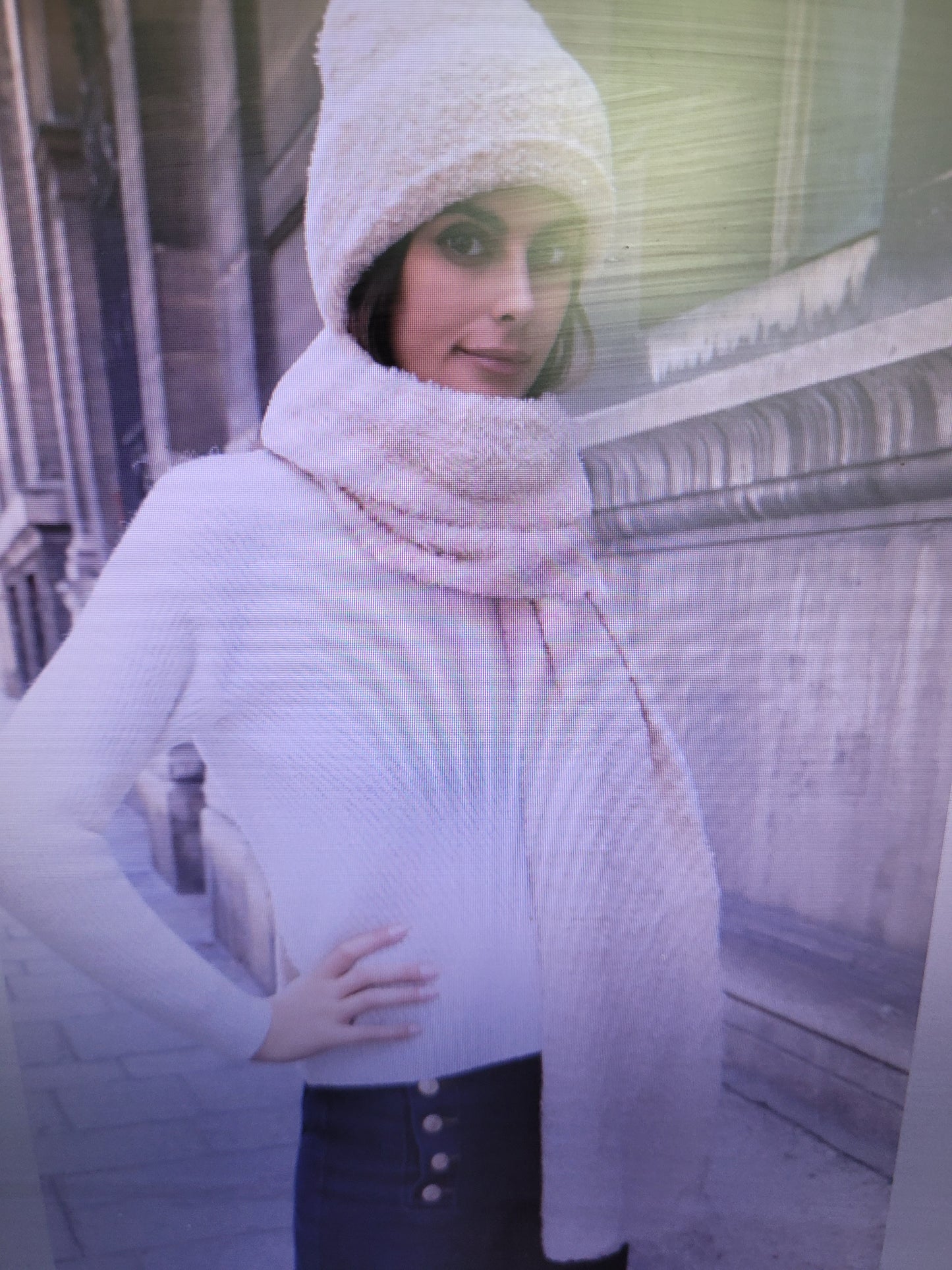 Ensemble bonnet + écharpe doudou