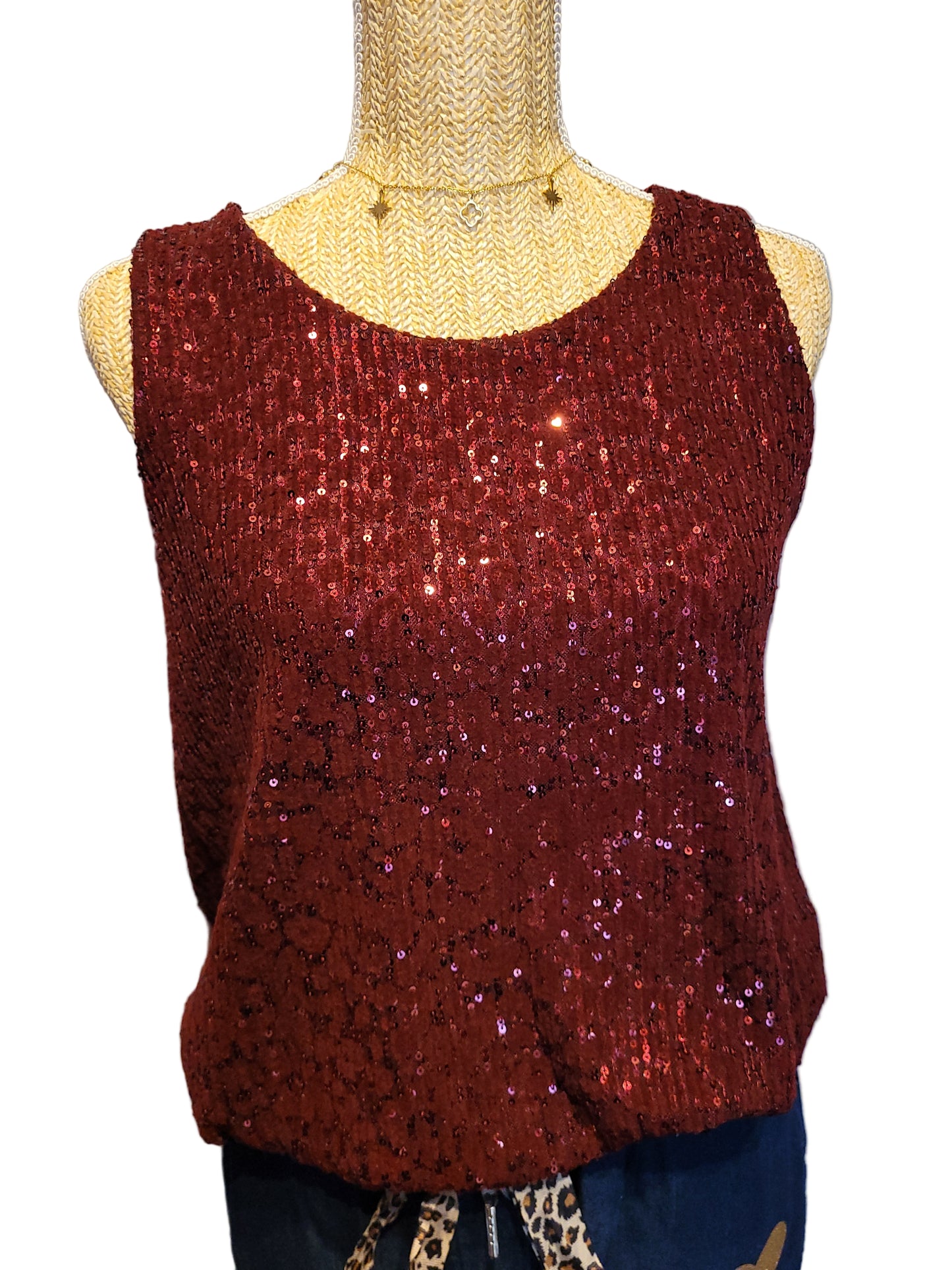 Tops à sequins Gabrielle