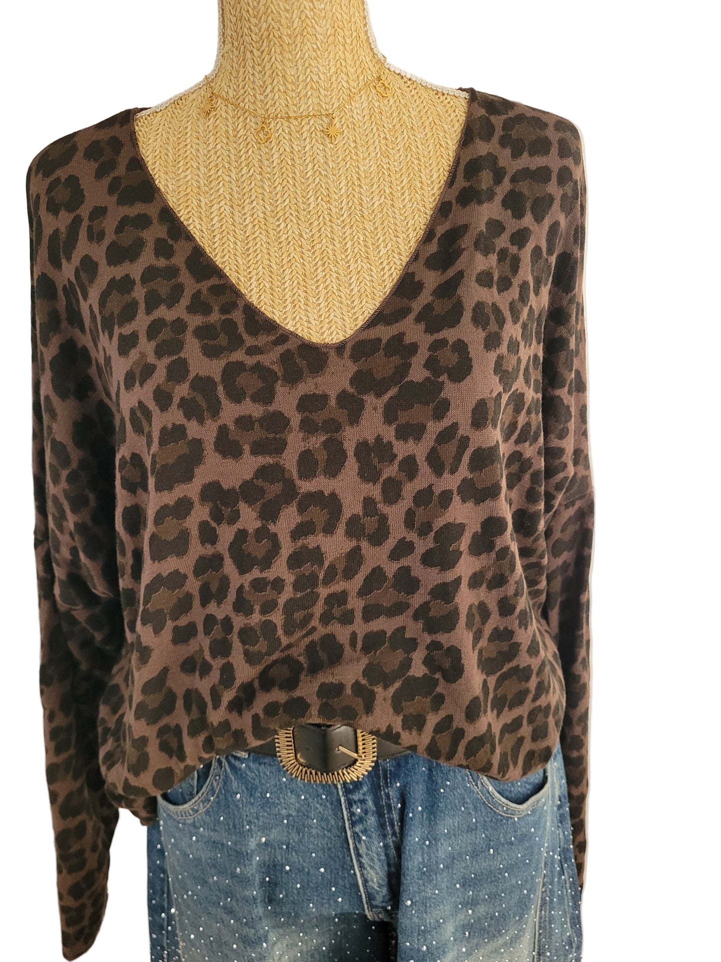 Pull fin léopard 🐆 Justine