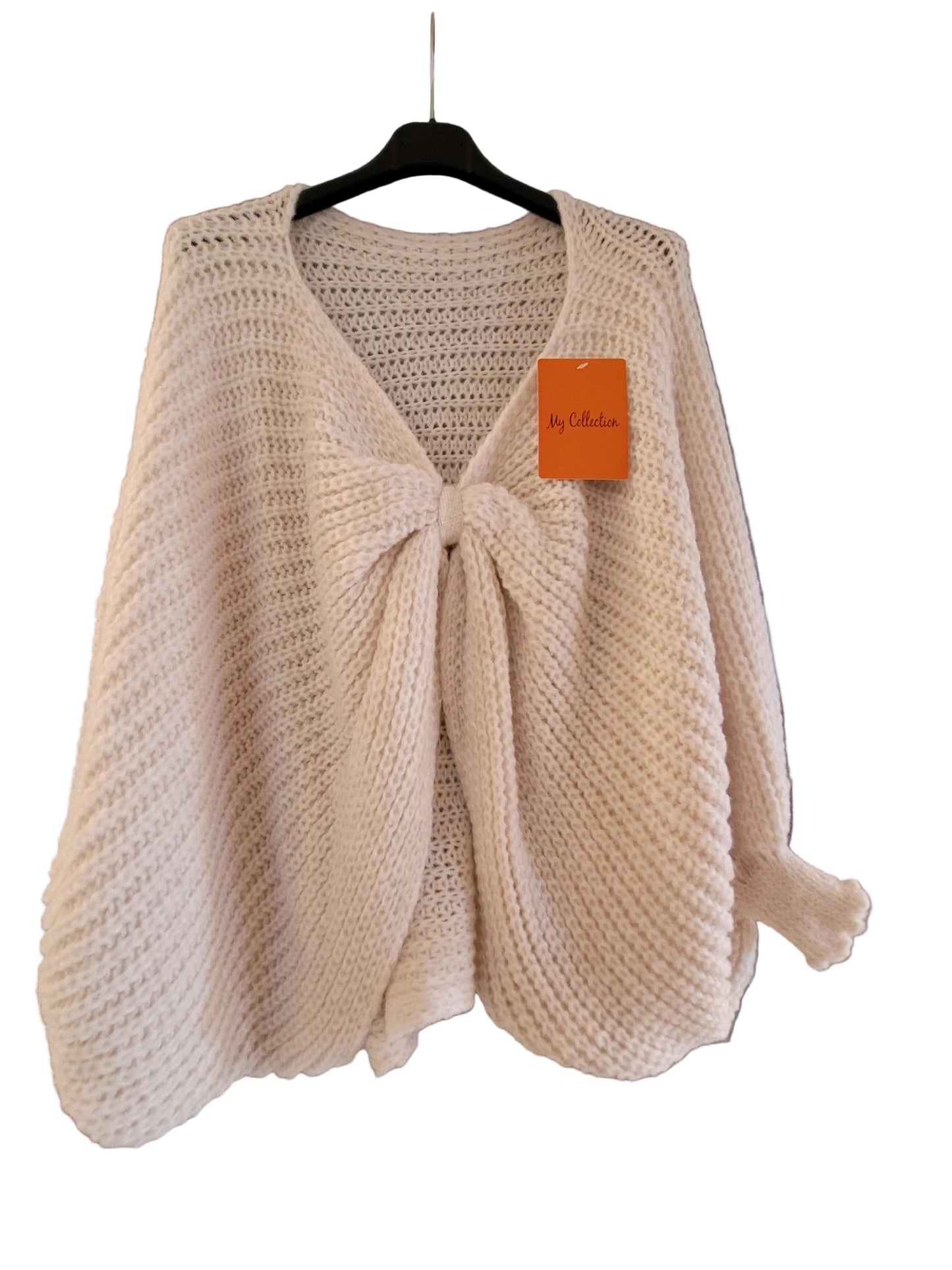 Pull poncho noeuds Scarlett