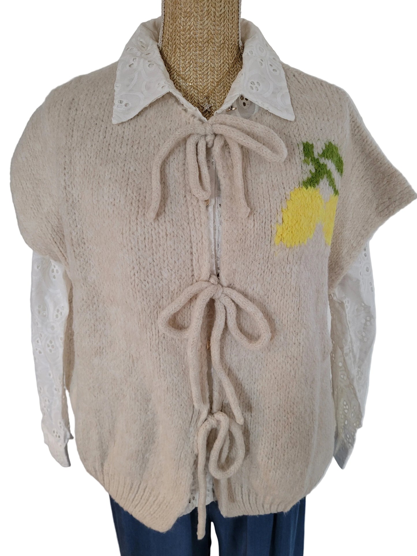 Gilet sans manches à noeuds 🍋