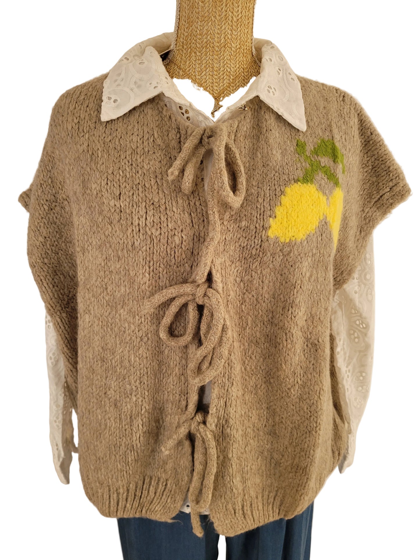 Gilet sans manches à noeuds 🍋