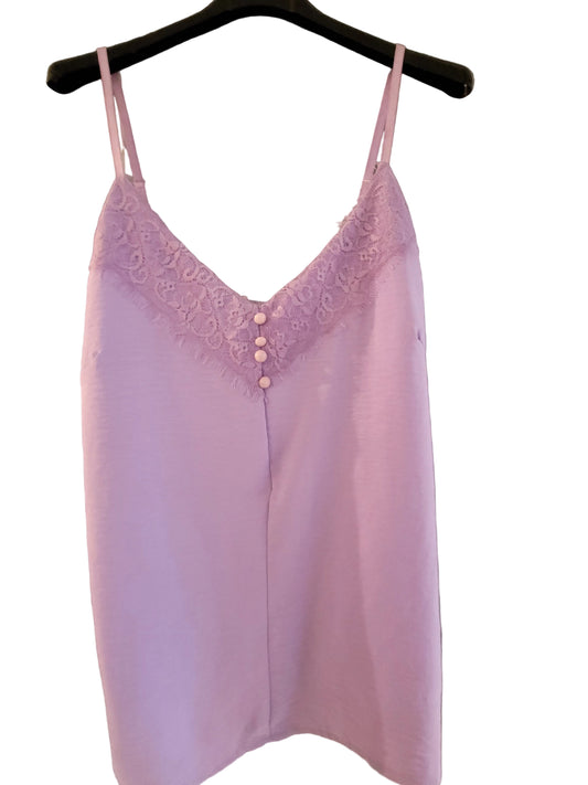 Débardeur satin Lilas