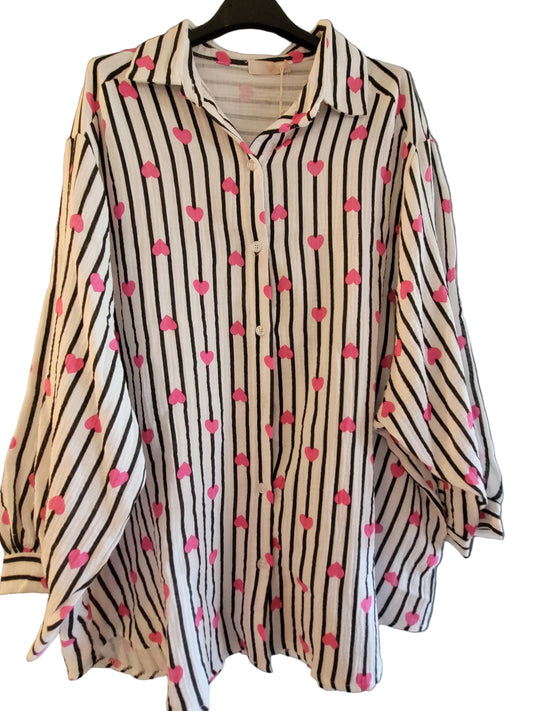 Chemise cœurs ROMANE