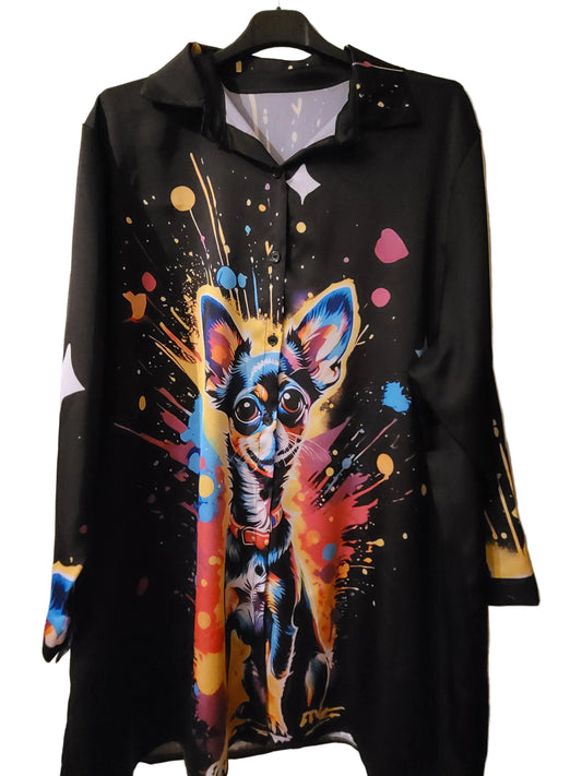 Chemise colorée Chihuahua