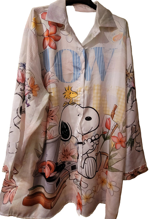 Chemise colorée Snoopy