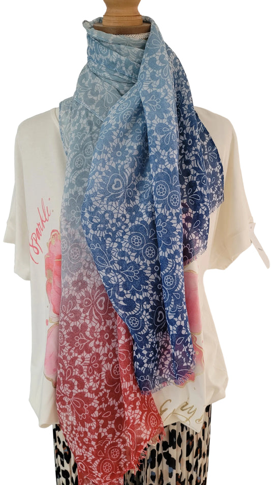 Écharpe/ foulard tie and dye