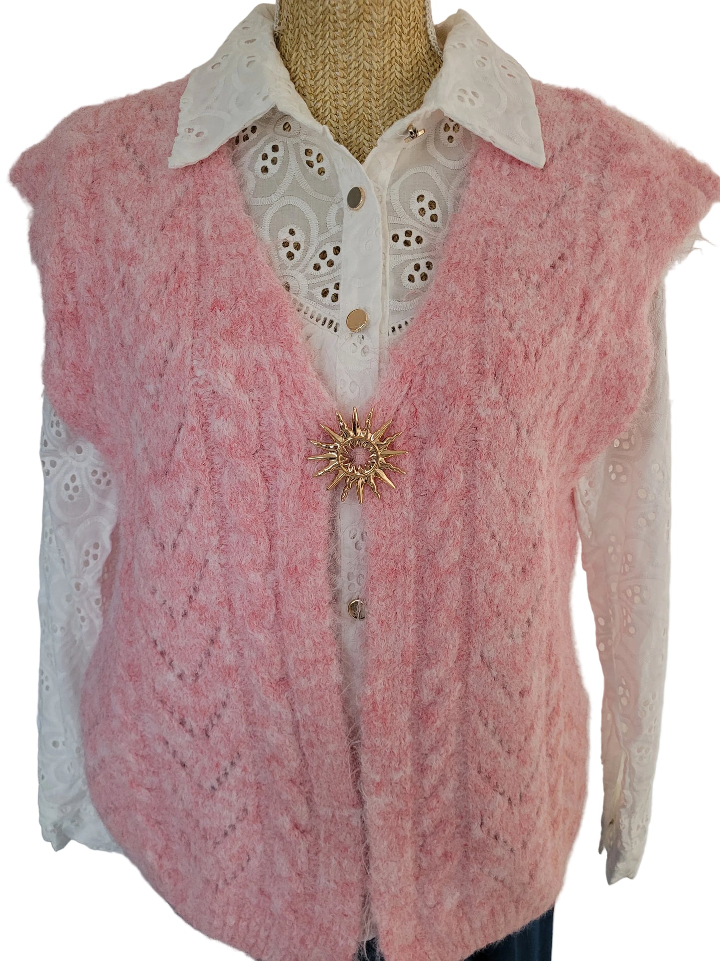 Gilet sans manches Jonquilles