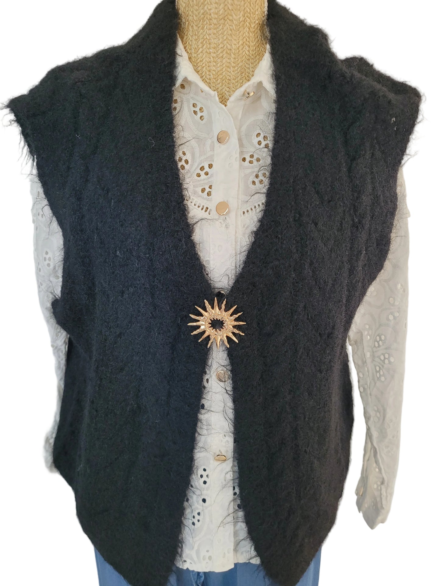 Gilet sans manches Jonquilles