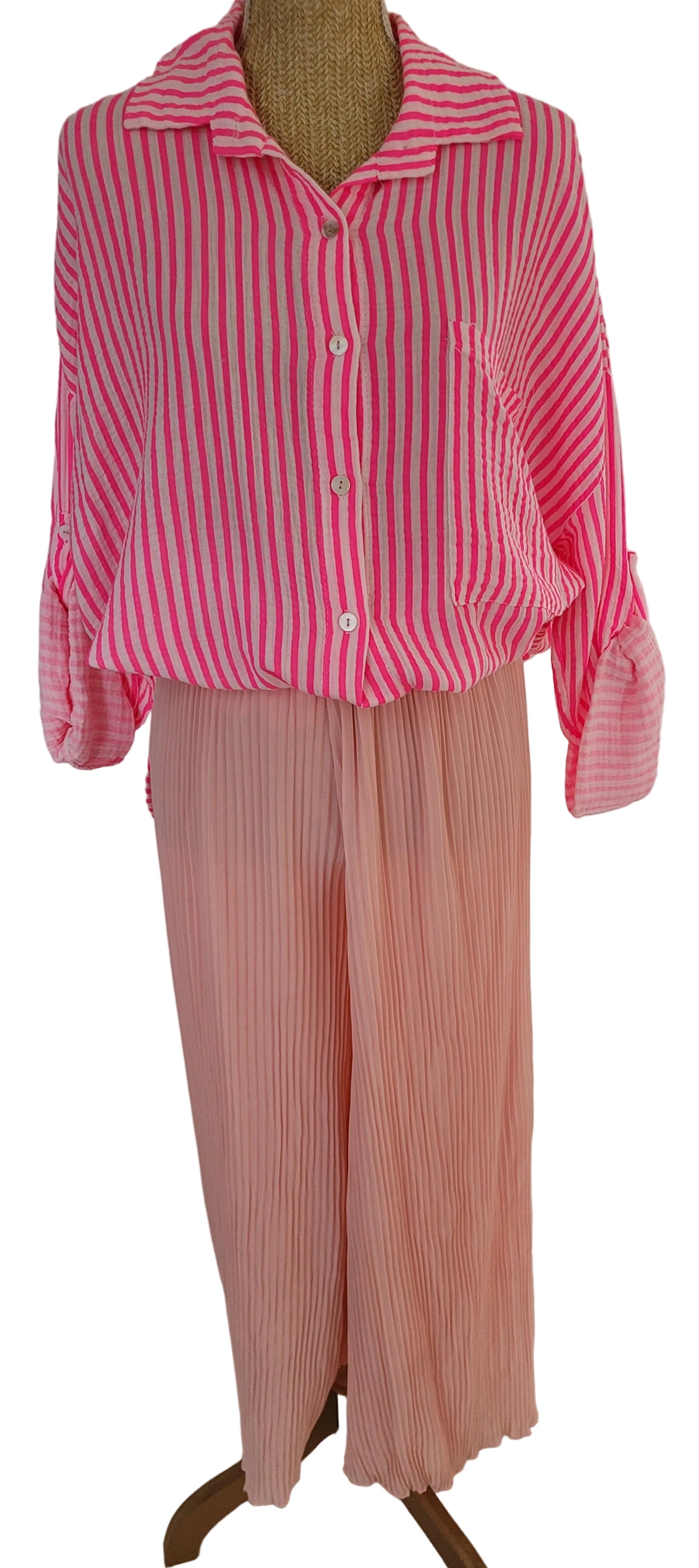 Pantalon plissé Camélia