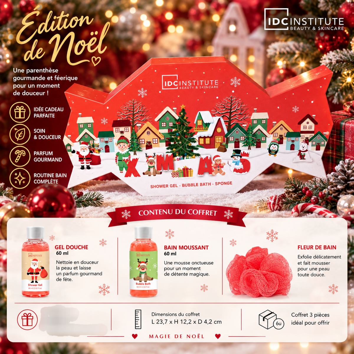 coffret cadeau bonbon de Noël