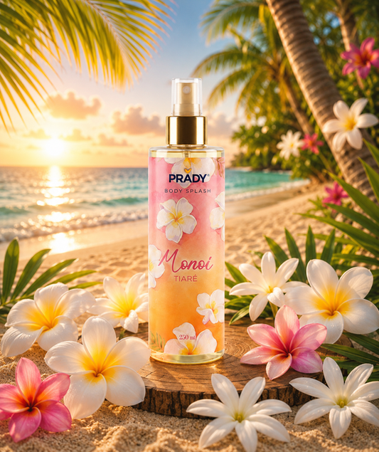 Brume Corps et Cheveux Monoï Tiaré Prady – 250 ml