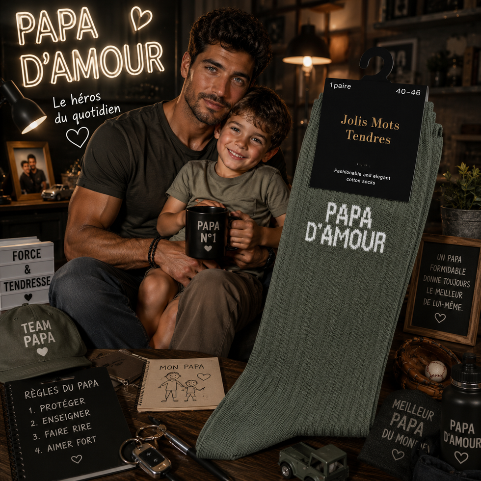 Chaussettes papa d'Amour