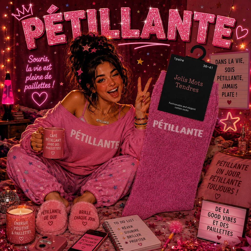 Chaussettes à paillettes Pétillante