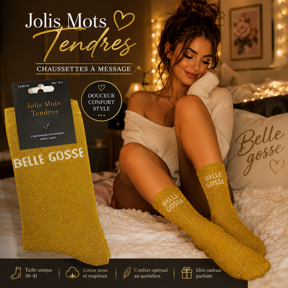 Chaussettes à paillettes Belle Gosse