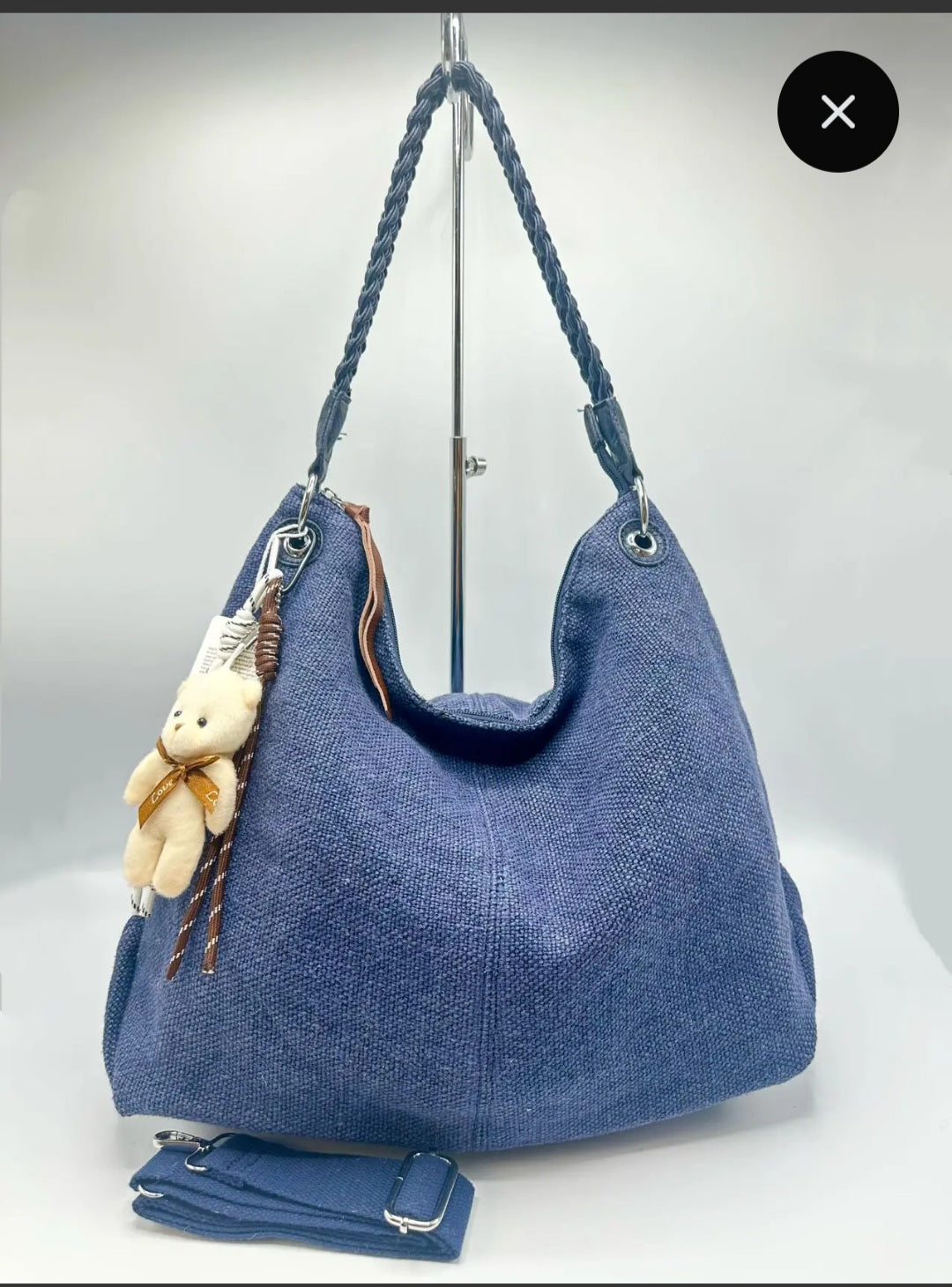 Sacs en lin avec mini ourson Inaya