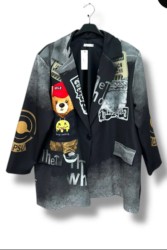 Blazer/ veste teddy rebelle