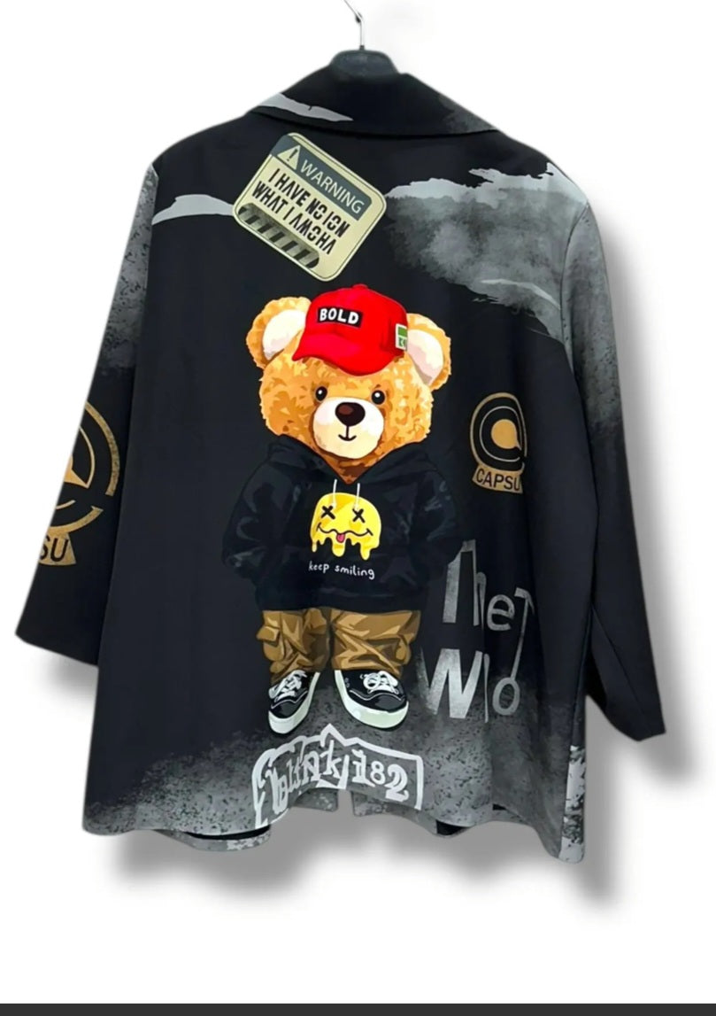 Blazer/ veste teddy rebelle