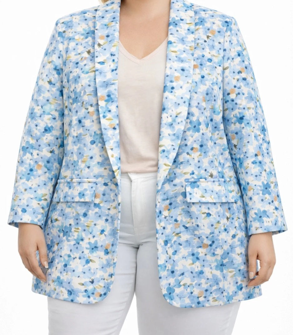 Blazer imprimé fleuris