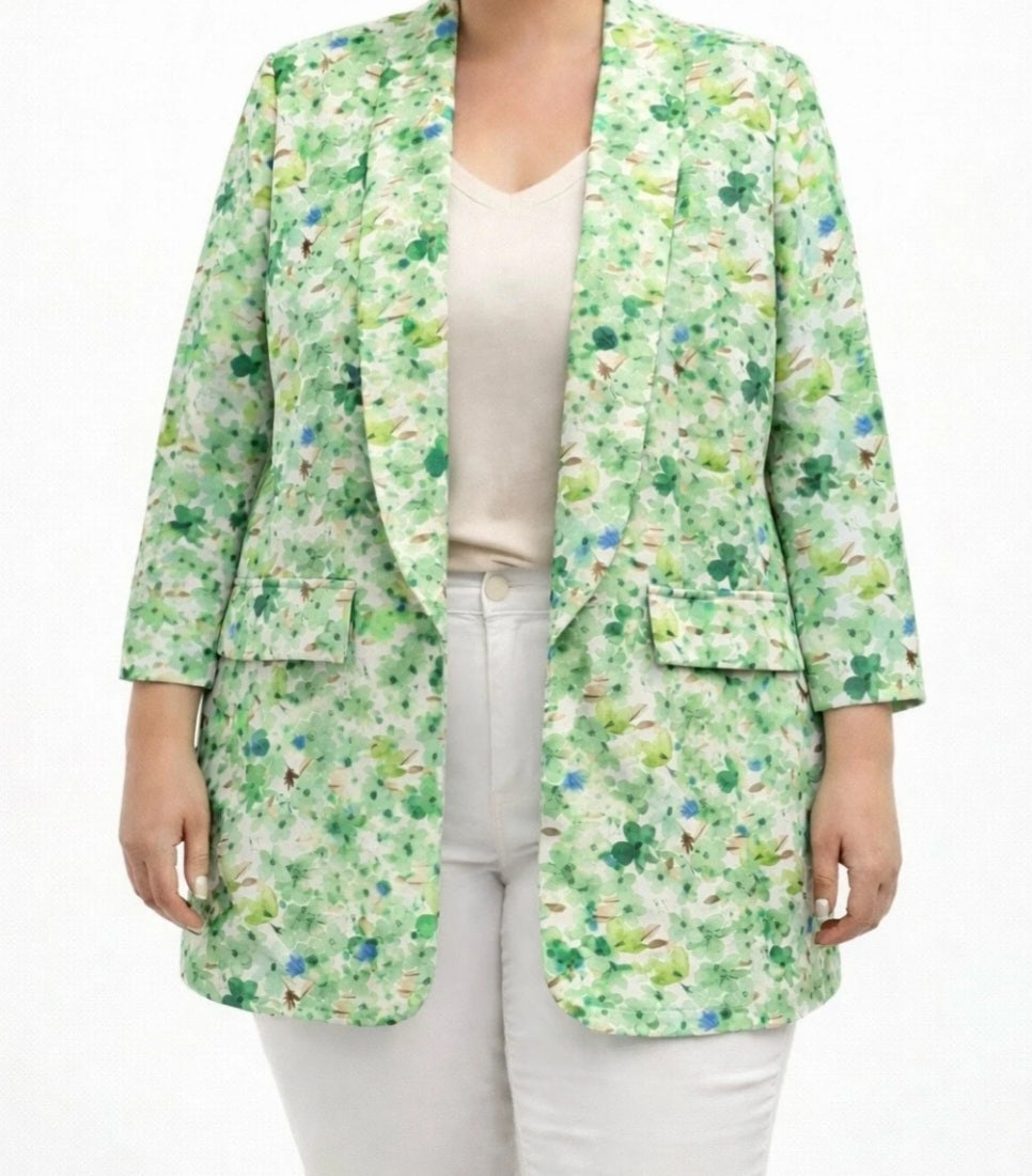 Blazer imprimé fleuris