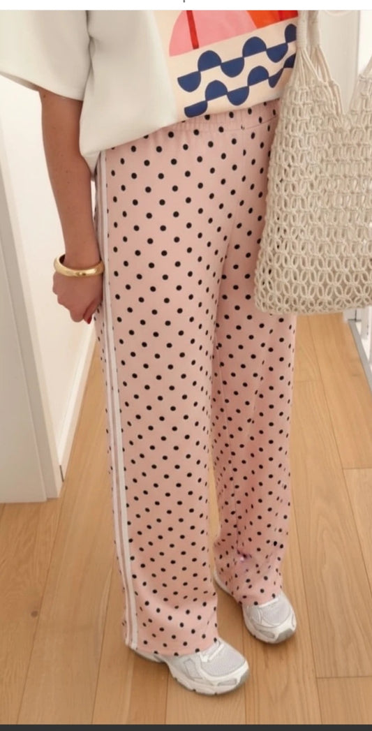 Pantalon jogging à pois