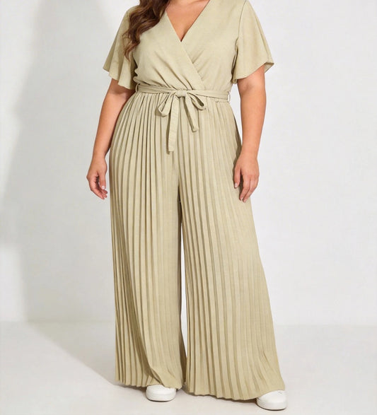 Combinaison pantalon plissé