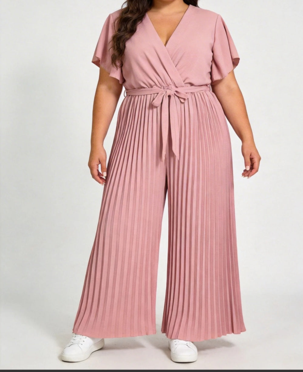 Combinaison pantalon plissé