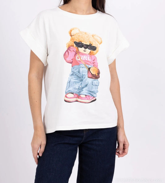 Tee-shirt imprimé ours 🐻