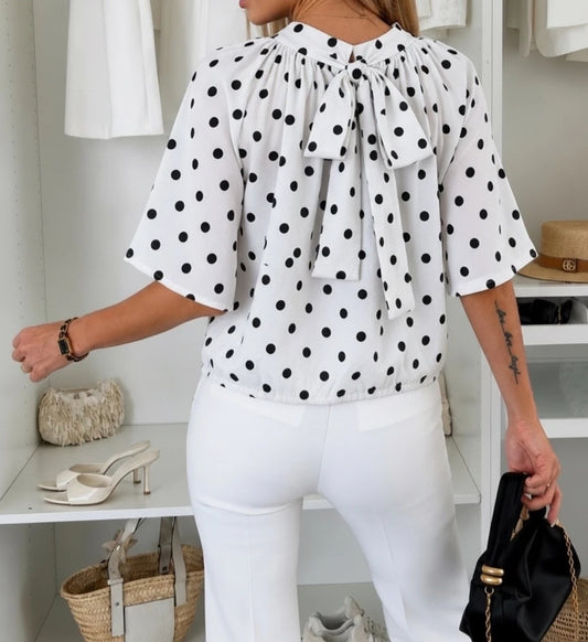 blouse coton pois Albane