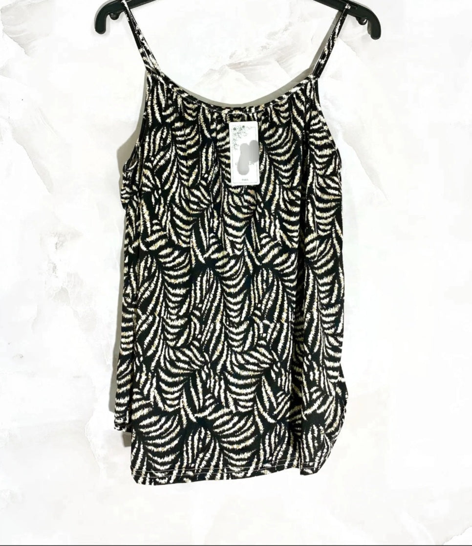 Débardeur imprimé tissu maillot de bain  (en pré commande)